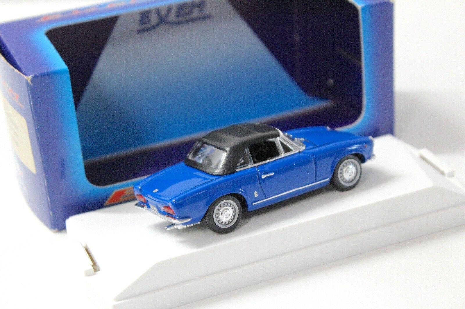 1:43 Exem Fiat 124 Sport Spyder closed Top 1966 blue