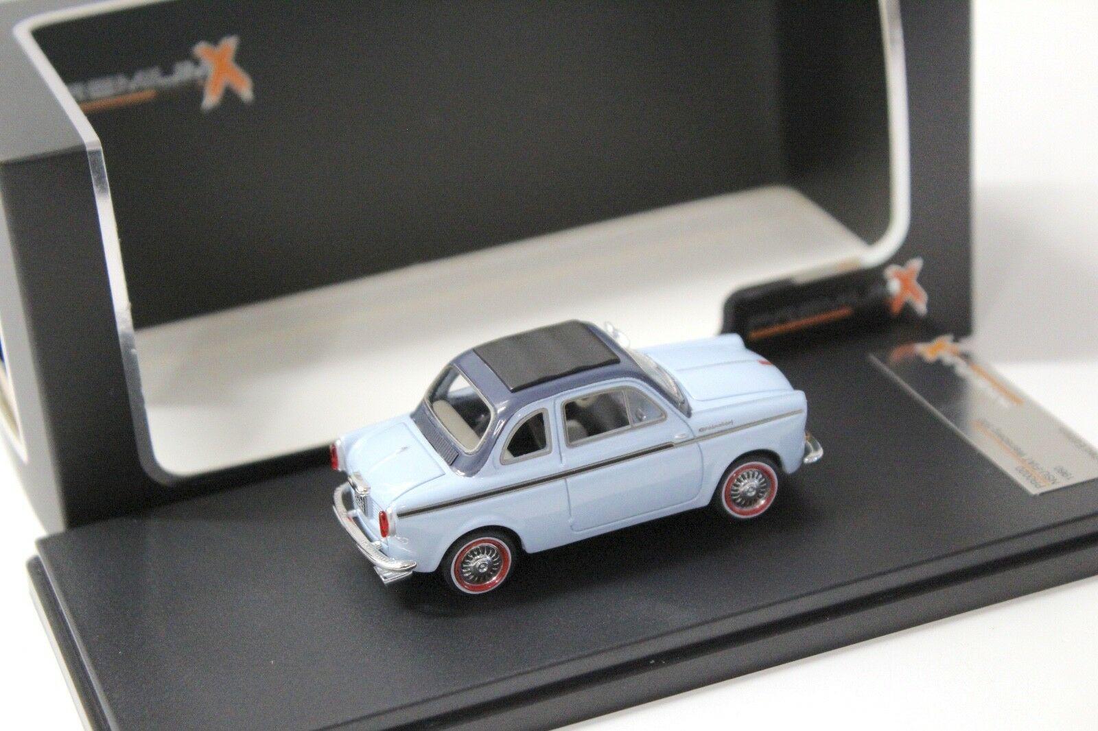 1:43 PremiumX NSU-Fiat Weinsberg 500 lightblue 1960