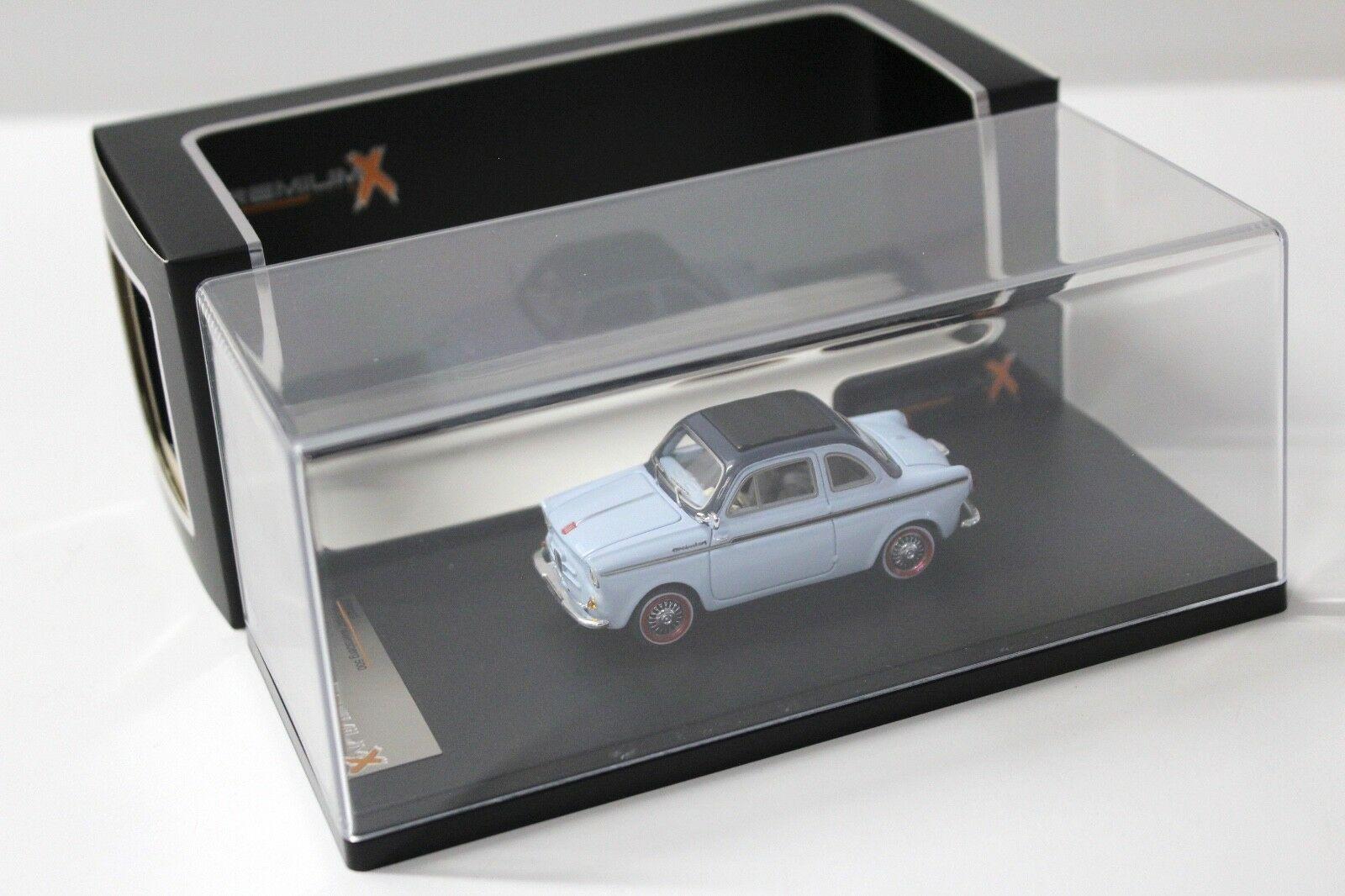 1:43 PremiumX NSU-Fiat Weinsberg 500 lightblue 1960