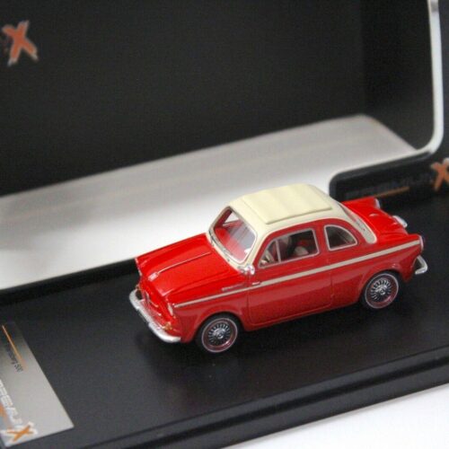 1:43 PremiumX NSU-Fiat Weinsberg 500 red 1960 - Image 1