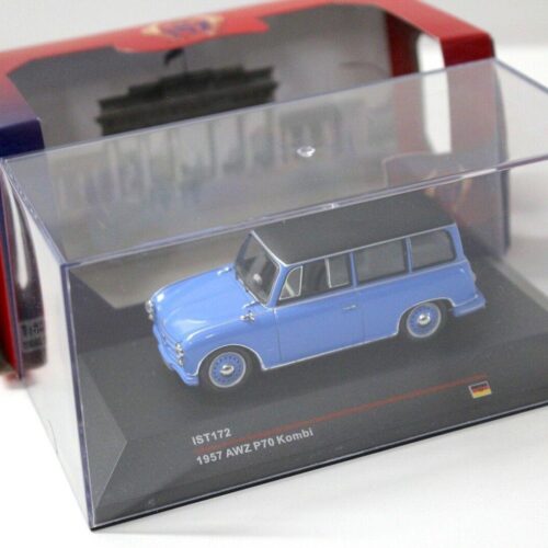 1:43 IST models AWZ P70 Kombi 1957 blue/black