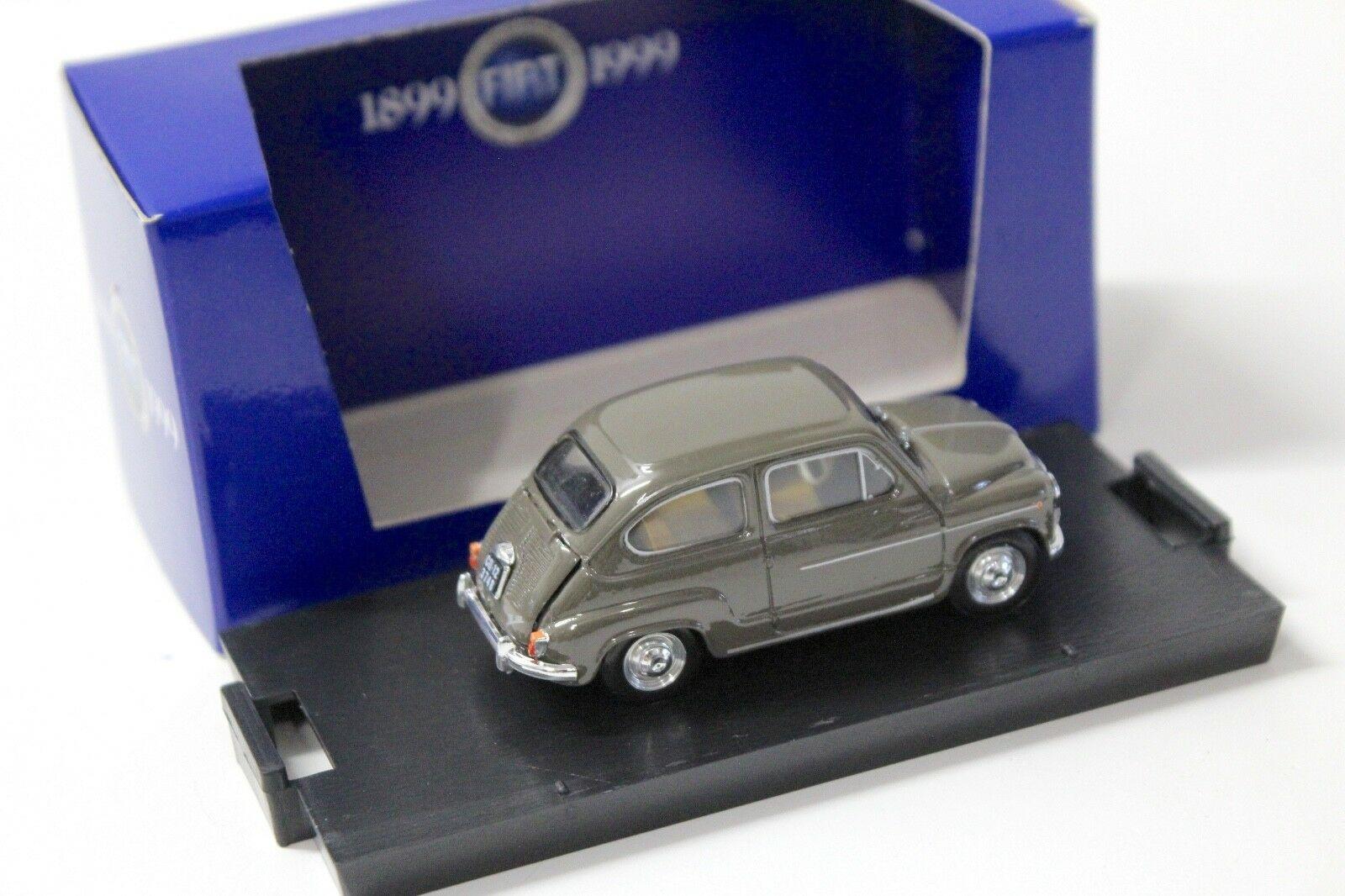 1:43 Brumm Fiat 600D brown 1960