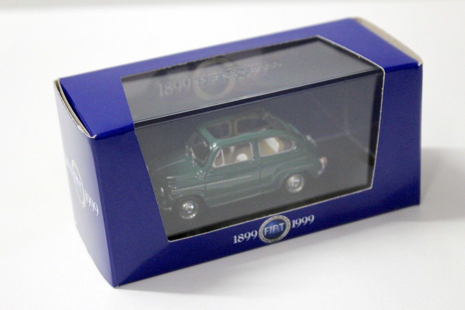 1:43 Brumm Fiat 600D open top dark green 1960