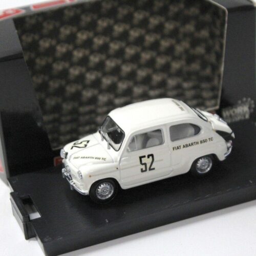 1:43 Brumm Fiat Abarth 850TC 1962 NR #52 white
