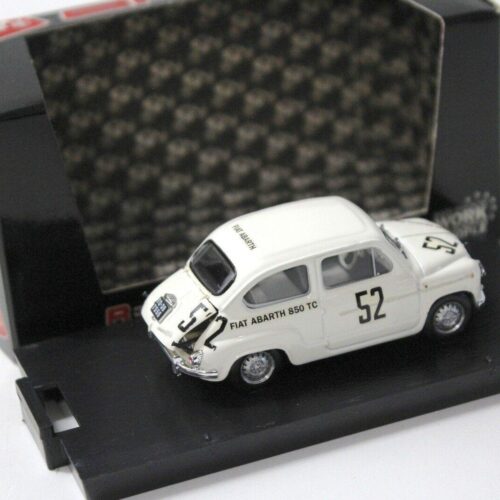 1:43 Brumm Fiat Abarth 850TC 1962 NR #52 white