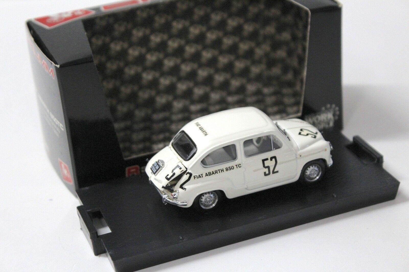 1:43 Brumm Fiat Abarth 850TC 1962 NR #52 white