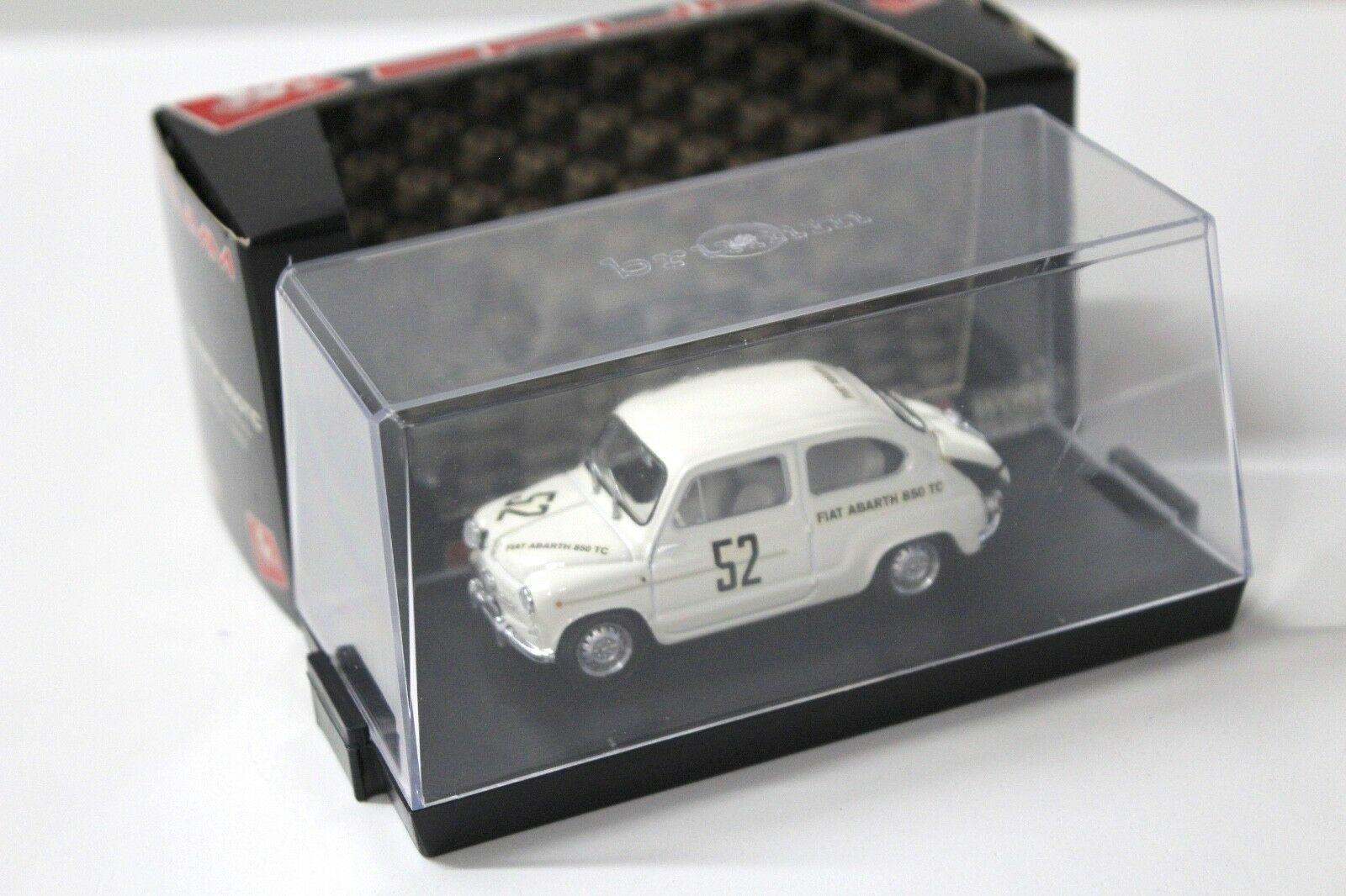 1:43 Brumm Fiat Abarth 850TC 1962 NR #52 white
