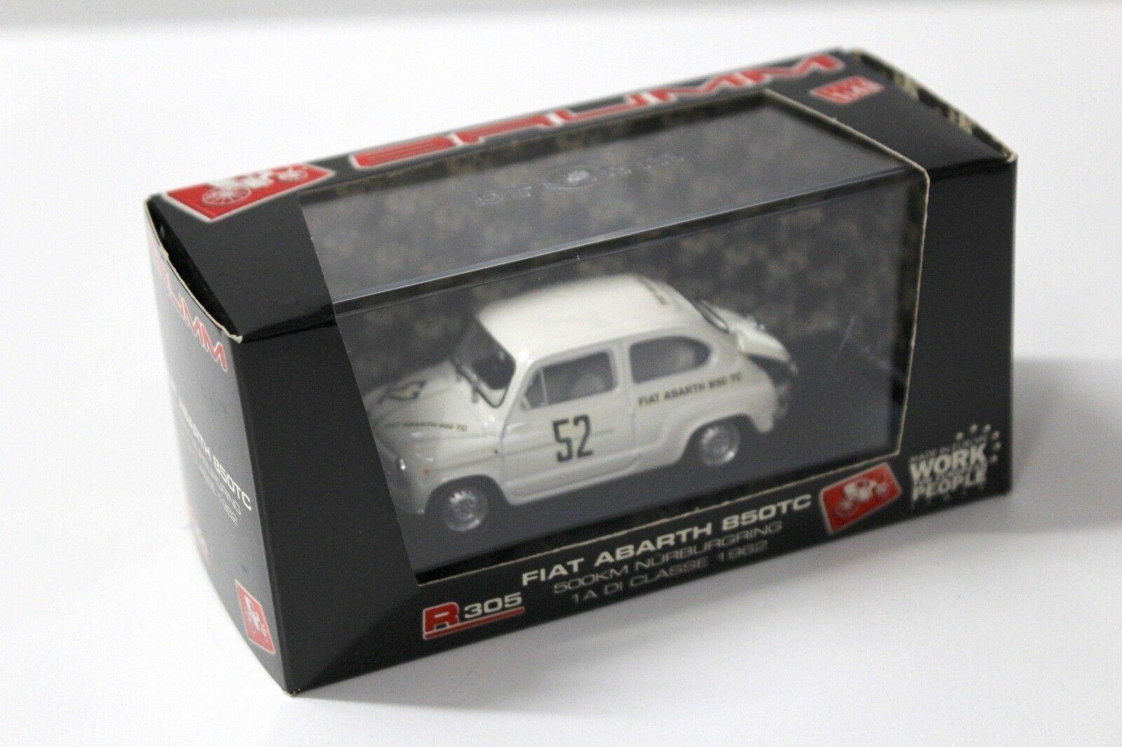 1:43 Brumm Fiat Abarth 850TC 1962 NR #52 white