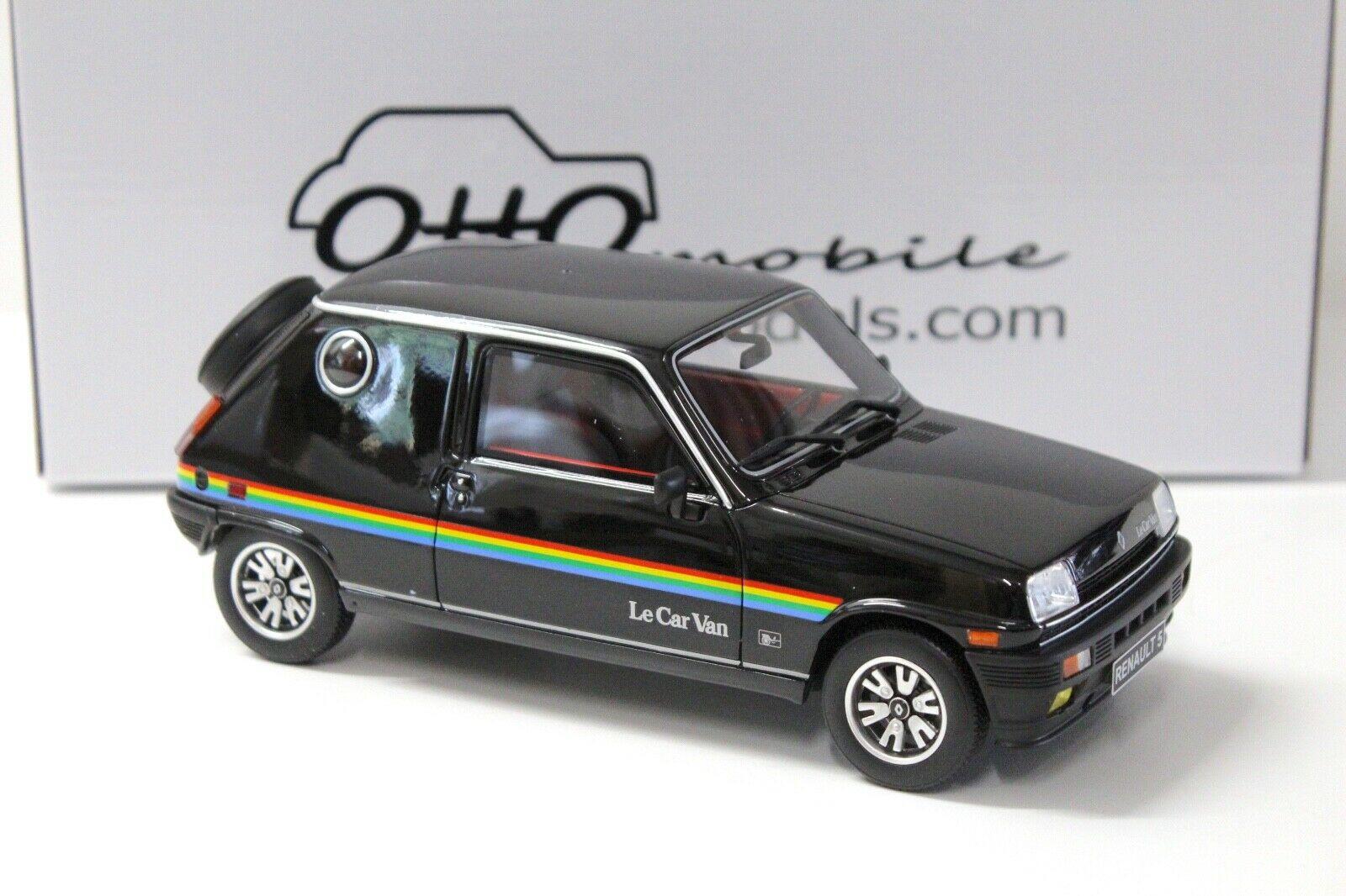 1:18 OTTO mobile OT555 Renault 5 Alpine Le Car Van black