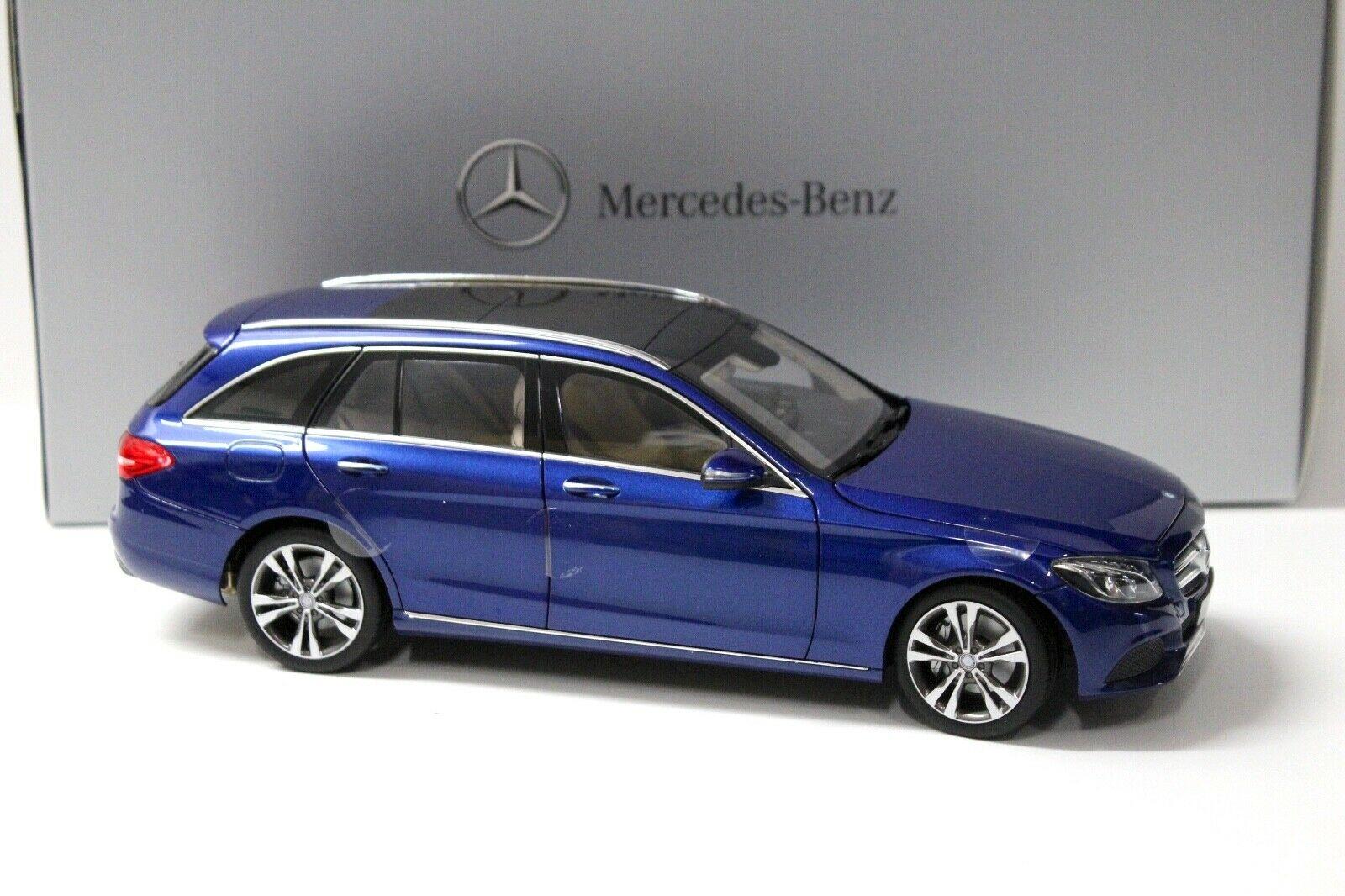 1:18 Norev Mercedes C-Klasse T-Modell blue DEALER VERSION