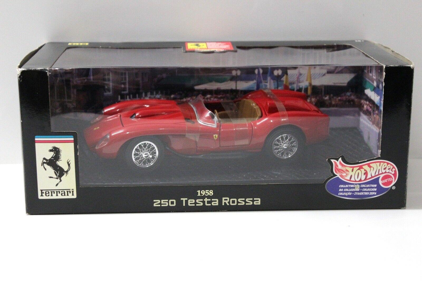 1:18 Hot Wheels Ferrari 250 Testa Rossa red – Premium-Modelcars