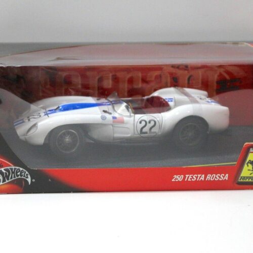 1:18 Hot Wheels Ferrari 250 Testa Rossa white #22 AFTER RACE