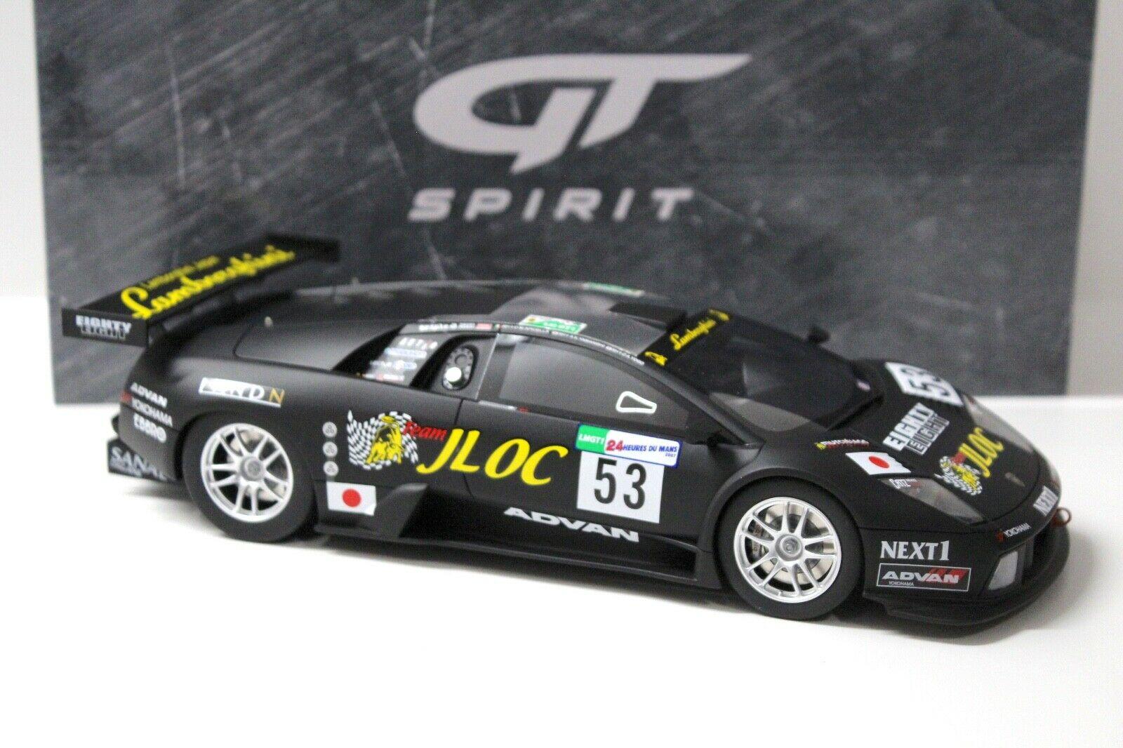 1:18 GT Spirit GTS18505 Lamborghini Murcielago R-GT #53 LM 24h matt black