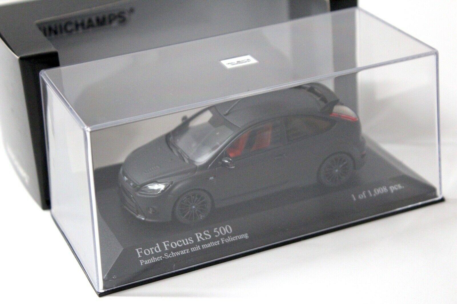 1:43 Minichamps Ford Focus RS 500 Panther black matt