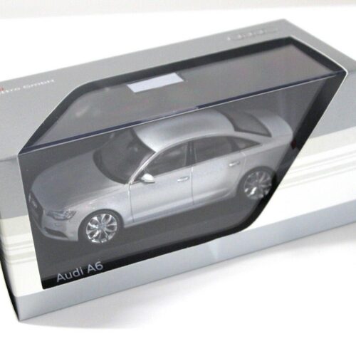 1:43 Schuco Audi A6 Limousine C7 ice silver DEALER VERSION