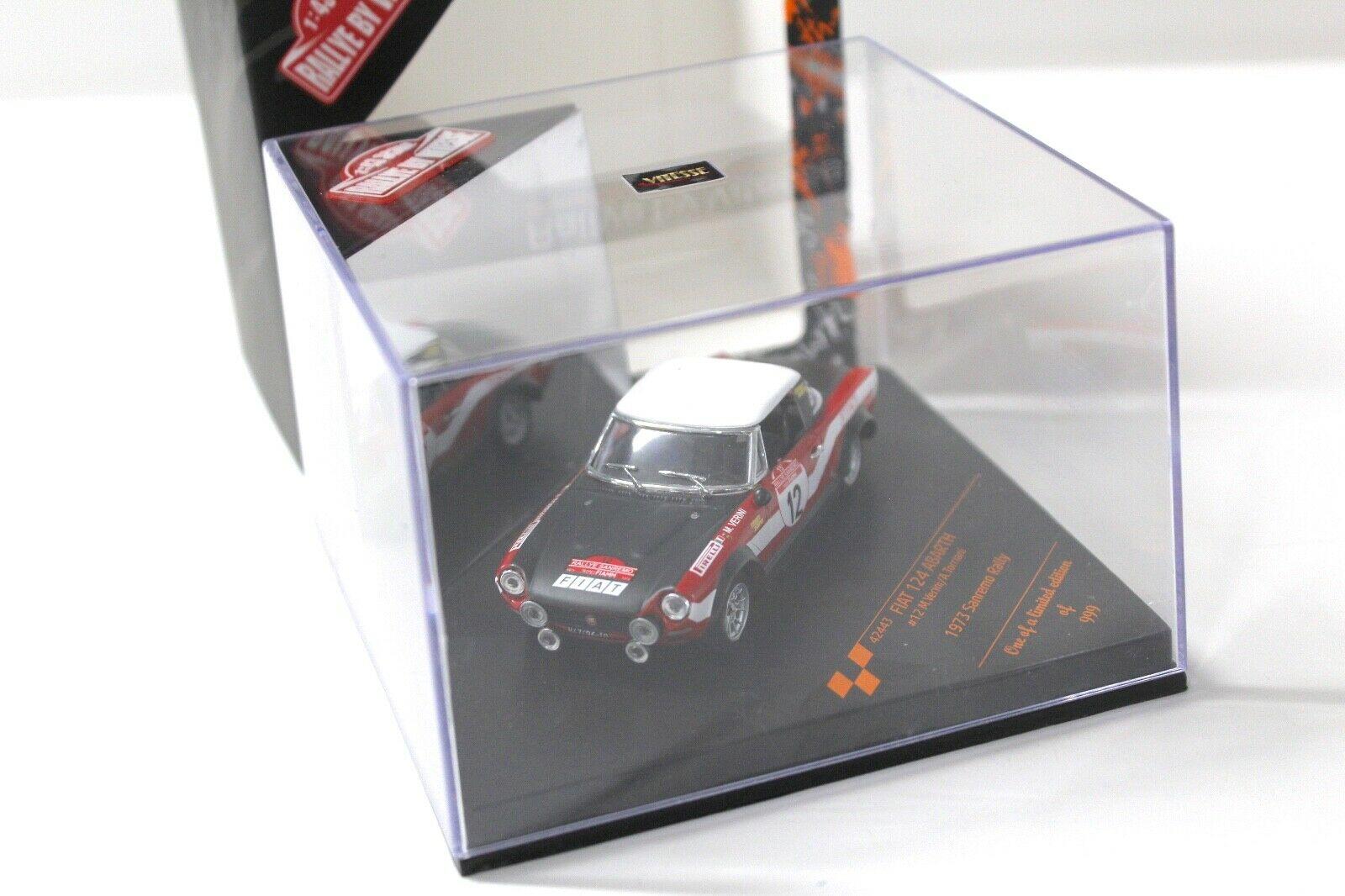 1:43 Vitesse Fiat 124 Abarth Rally Sanremo 1973 #12