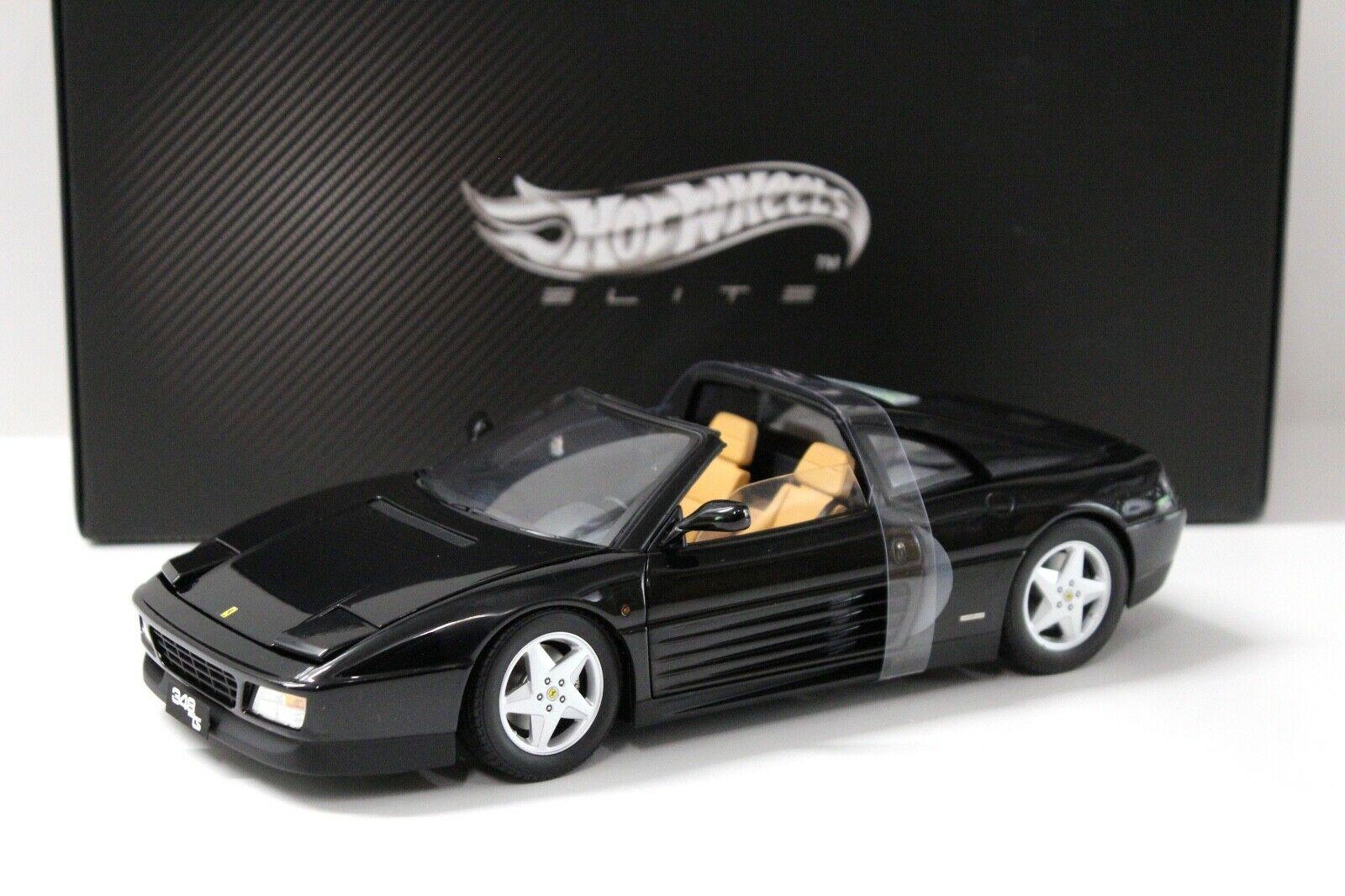 1:18 Hot Wheels Elite Ferrari 348 TS black