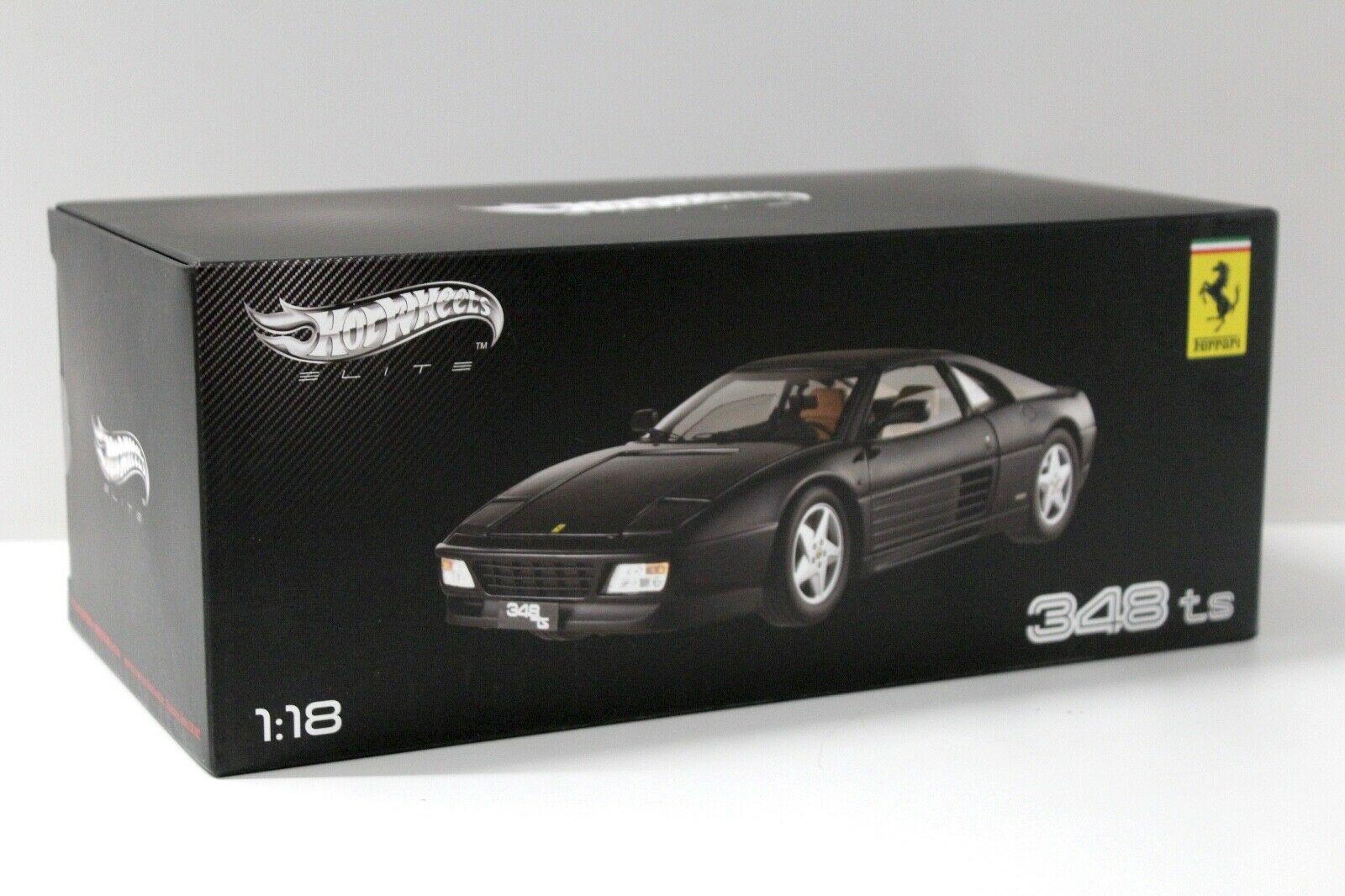 1:18 Hot Wheels Elite Ferrari 348 TS black