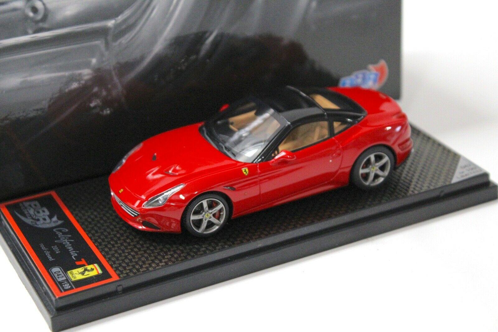 1:43 BBR Ferrari California T 2014 roof closed red