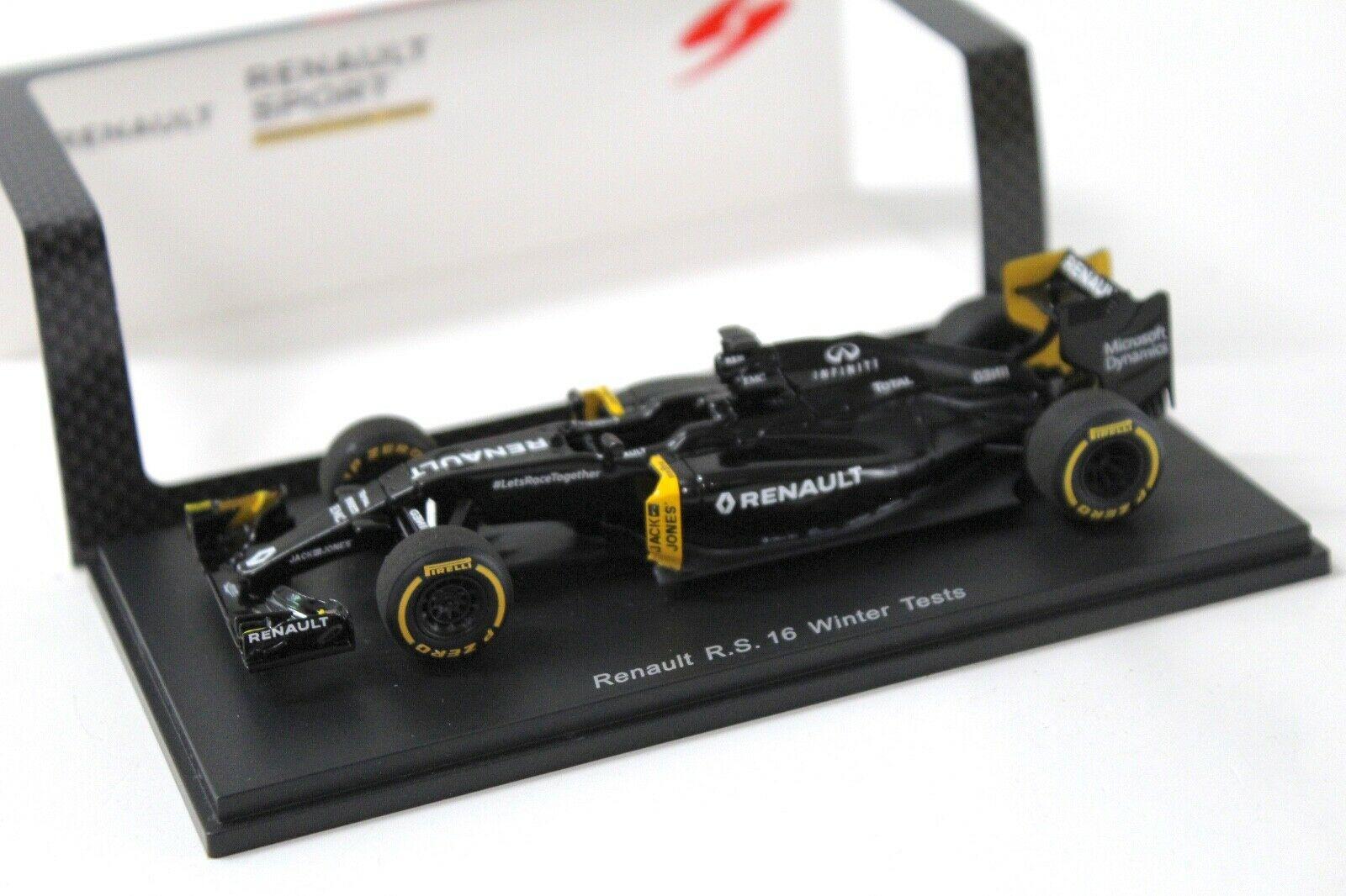 1:43 Spark Renault R.S. 16 Winter Tests black DEALER VERSION