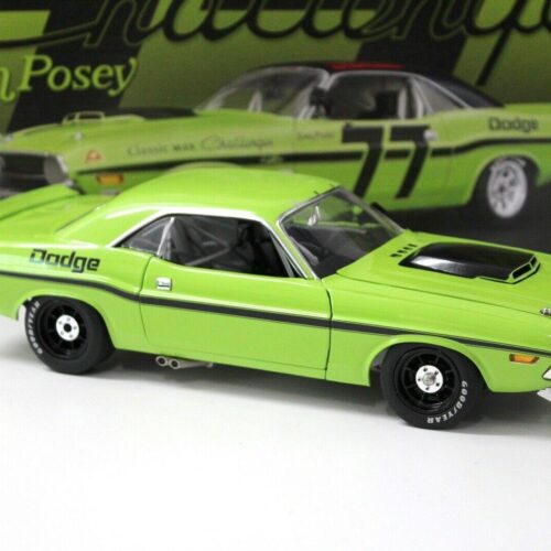 1:18 ACME 1970 Dodge Challenger Trans Am Sam Posey green