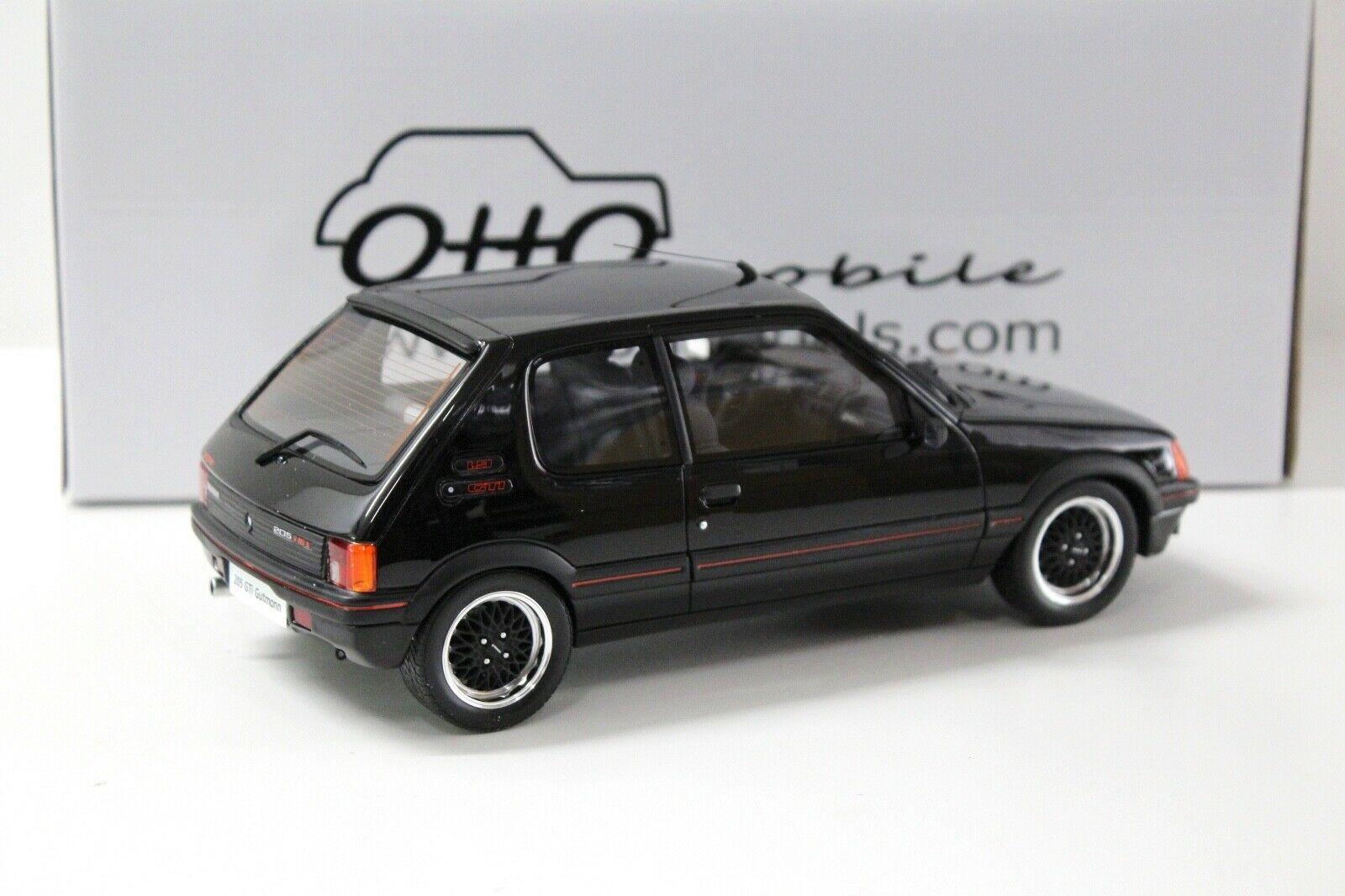 1:18 OTTO mobile OT796 Peugeot 205 GTi Gutmann 1988 black