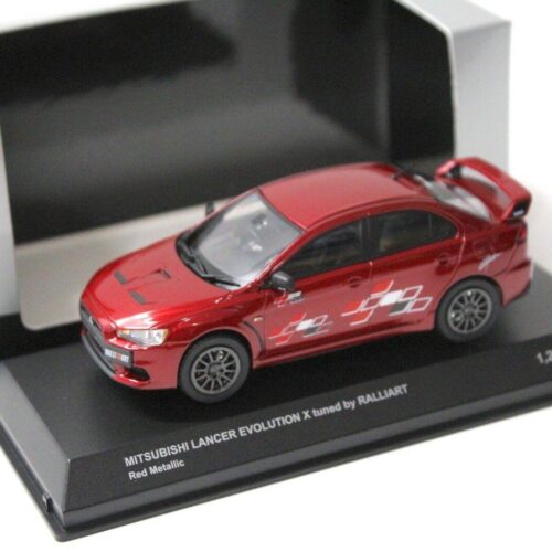 1:43 Kyosho Mitsubishi Lancer Evolution X RALLIART red