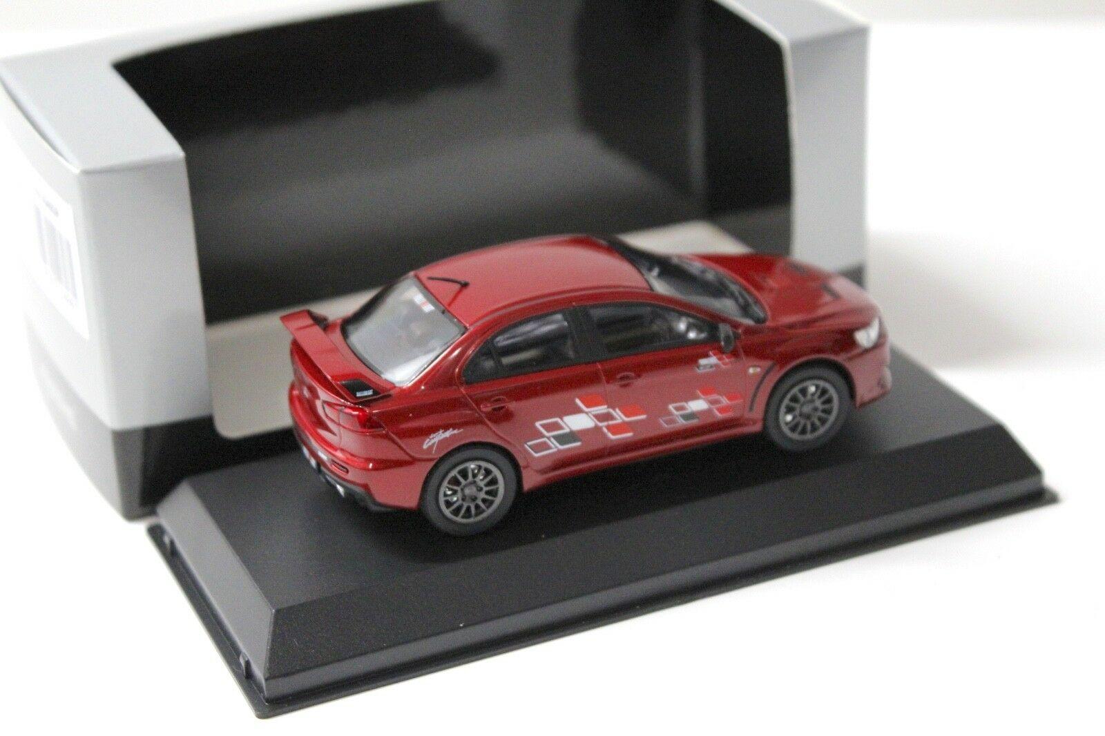 1:43 Kyosho Mitsubishi Lancer Evolution X RALLIART red