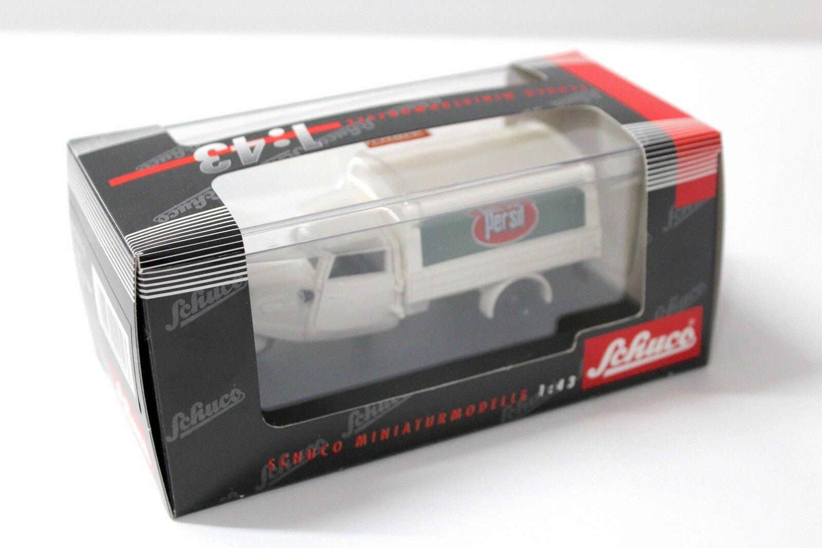 1:43 Schuco Tempo Dreirad Planenwagen PERSIL white