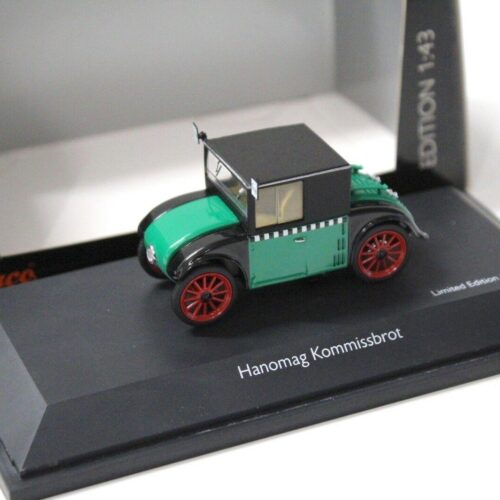 1:43 Schuco Hanomag Kommissbrot "TAXI" green/ black