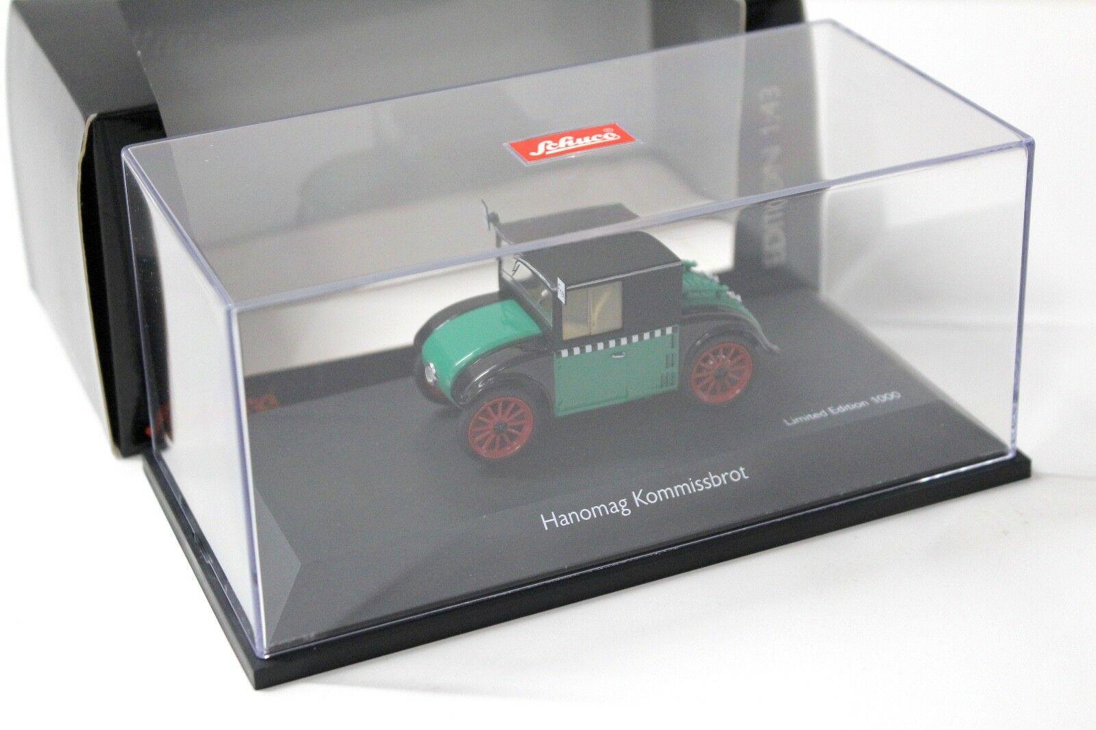 1:43 Schuco Hanomag Kommissbrot "TAXI" green/ black