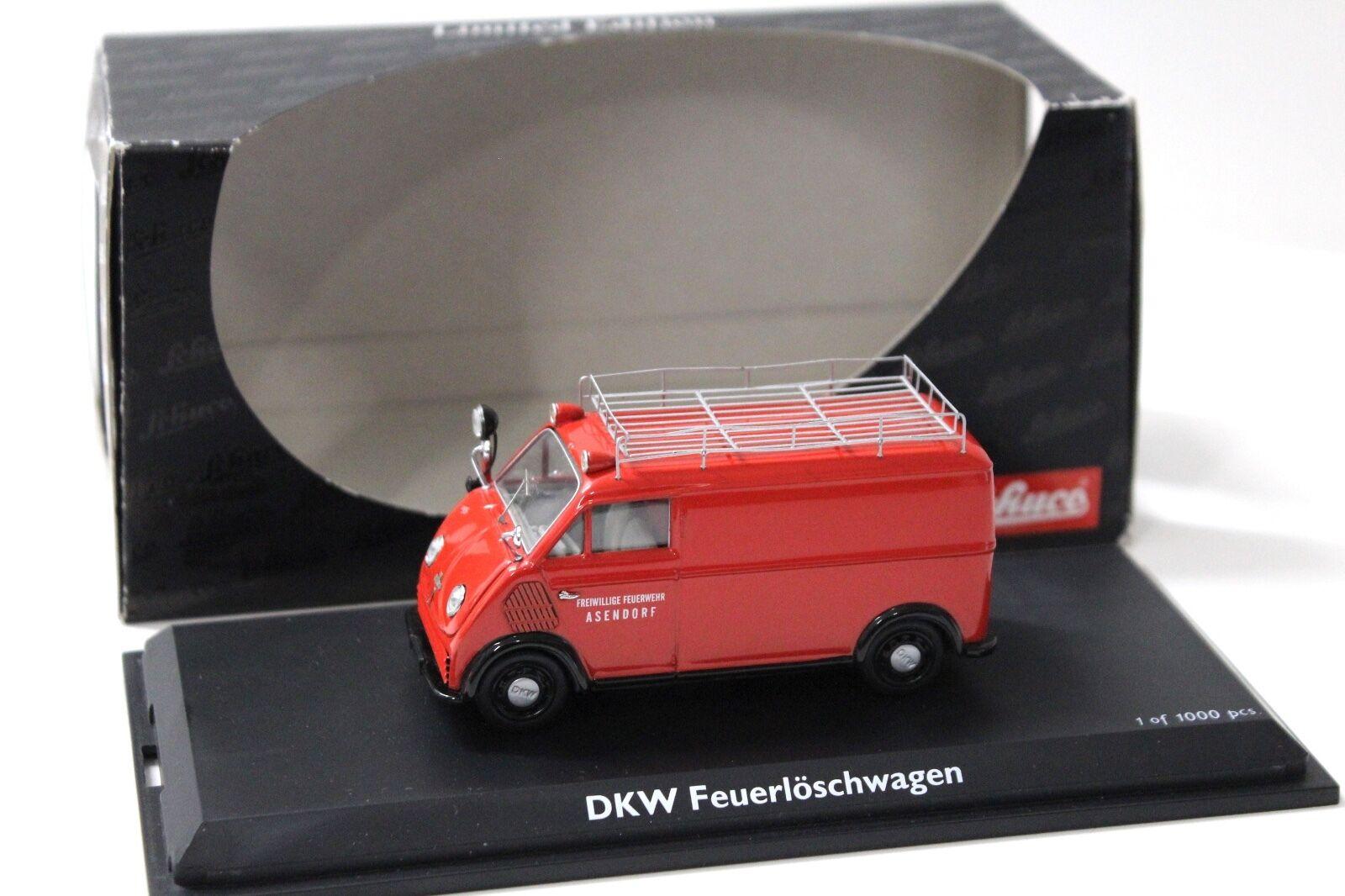 1:43 Schuco DKW Feuerlöschwagen red