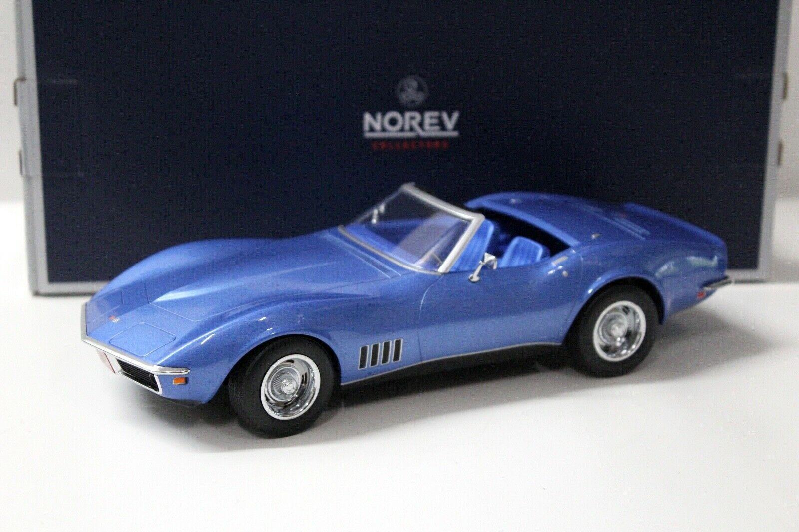 ID 36442 orig.jpg 1:18 Norev Chevrolet Corvette Convertible 1969 blue