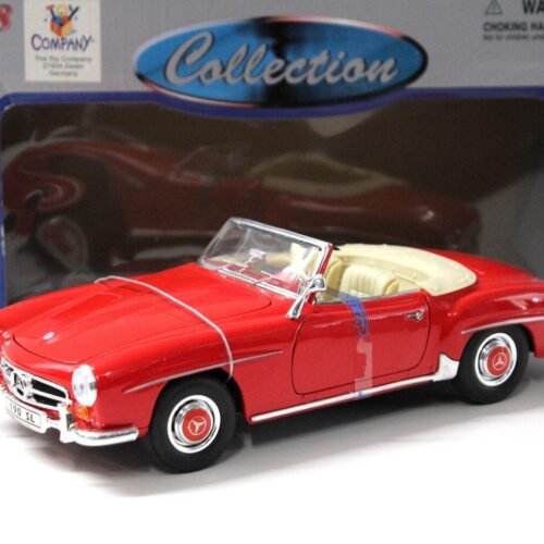 1:18 Welly Mercedes 190SL Cabrio 1955 red
