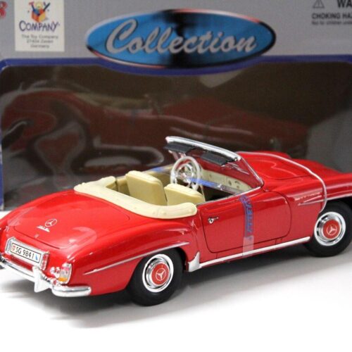 1:18 Welly Mercedes 190SL Cabrio 1955 red