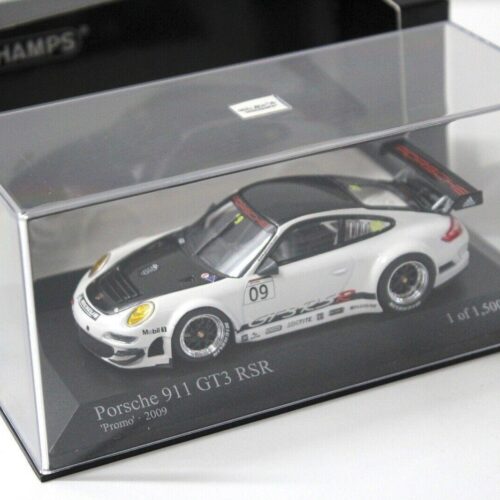 1:43 Minichamps Porsche 911 GT3 RSR "PROMO" 2009 white