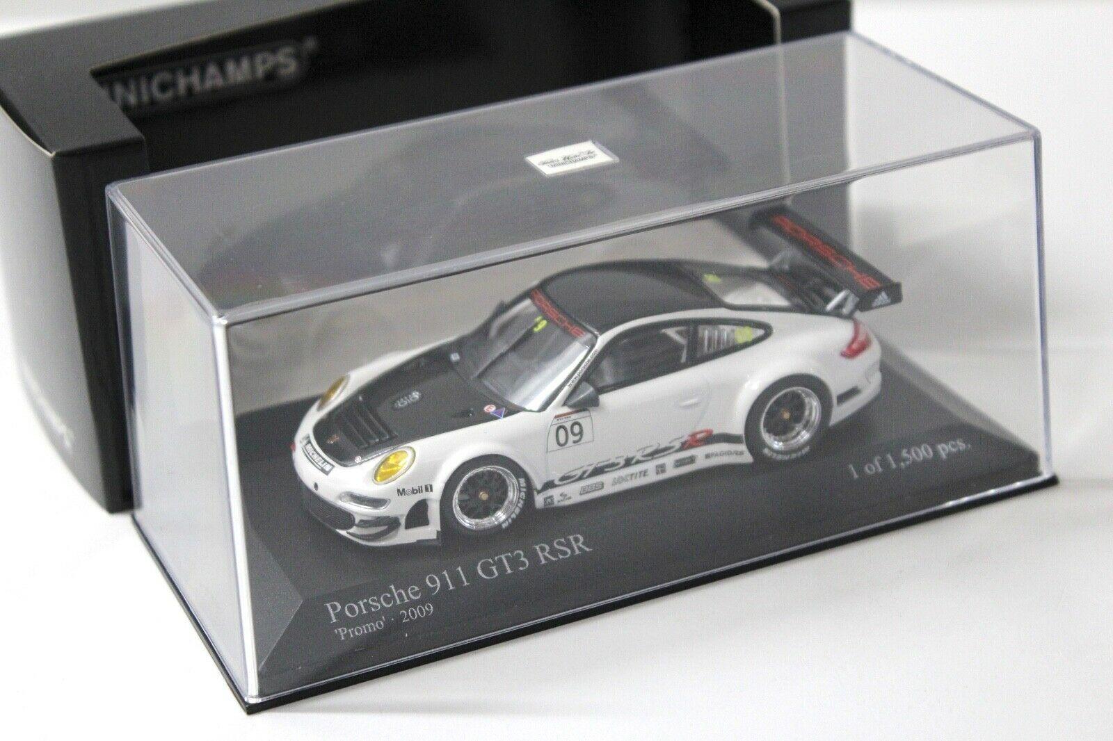 1:43 Minichamps Porsche 911 GT3 RSR "PROMO" 2009 white