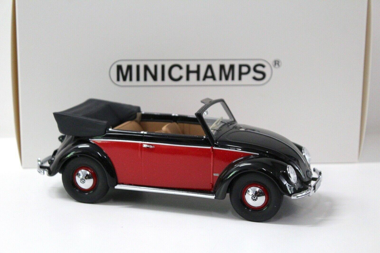 1:18 Minichamps VW Käfer 1200 Convertible 1949 black