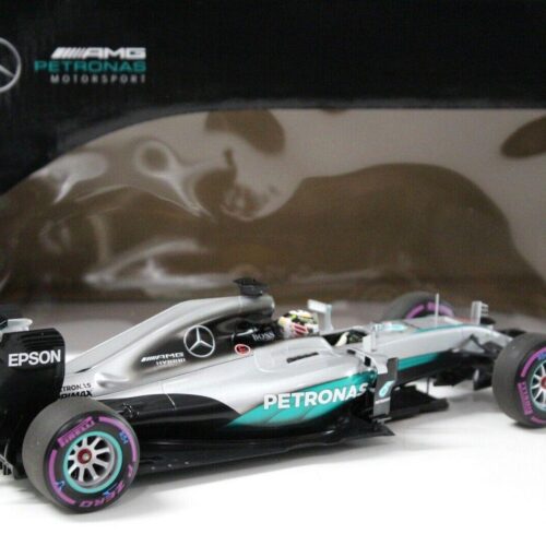 1:18 Minichamps Mercedes AMG Petronas F1 W07 EQ ABU Dhabi Hamilton 2016