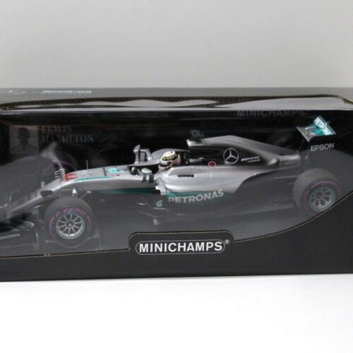 1:18 Minichamps Mercedes AMG Petronas F1 W07 EQ ABU Dhabi Hamilton 2016