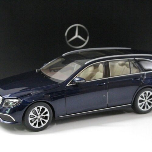 1:18 iScale Mercedes E-Klasse T-Modell blue DEALER VERSION