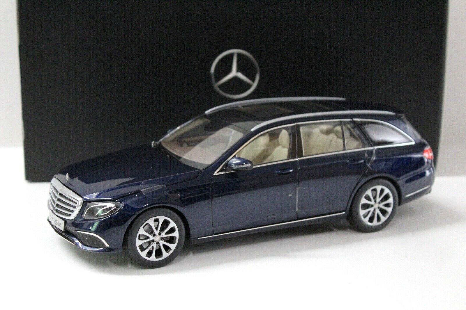 1:18 iScale Mercedes E-Klasse T-Modell blue DEALER VERSION