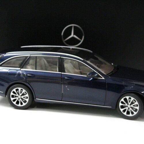 1:18 iScale Mercedes E-Klasse T-Modell blue DEALER VERSION