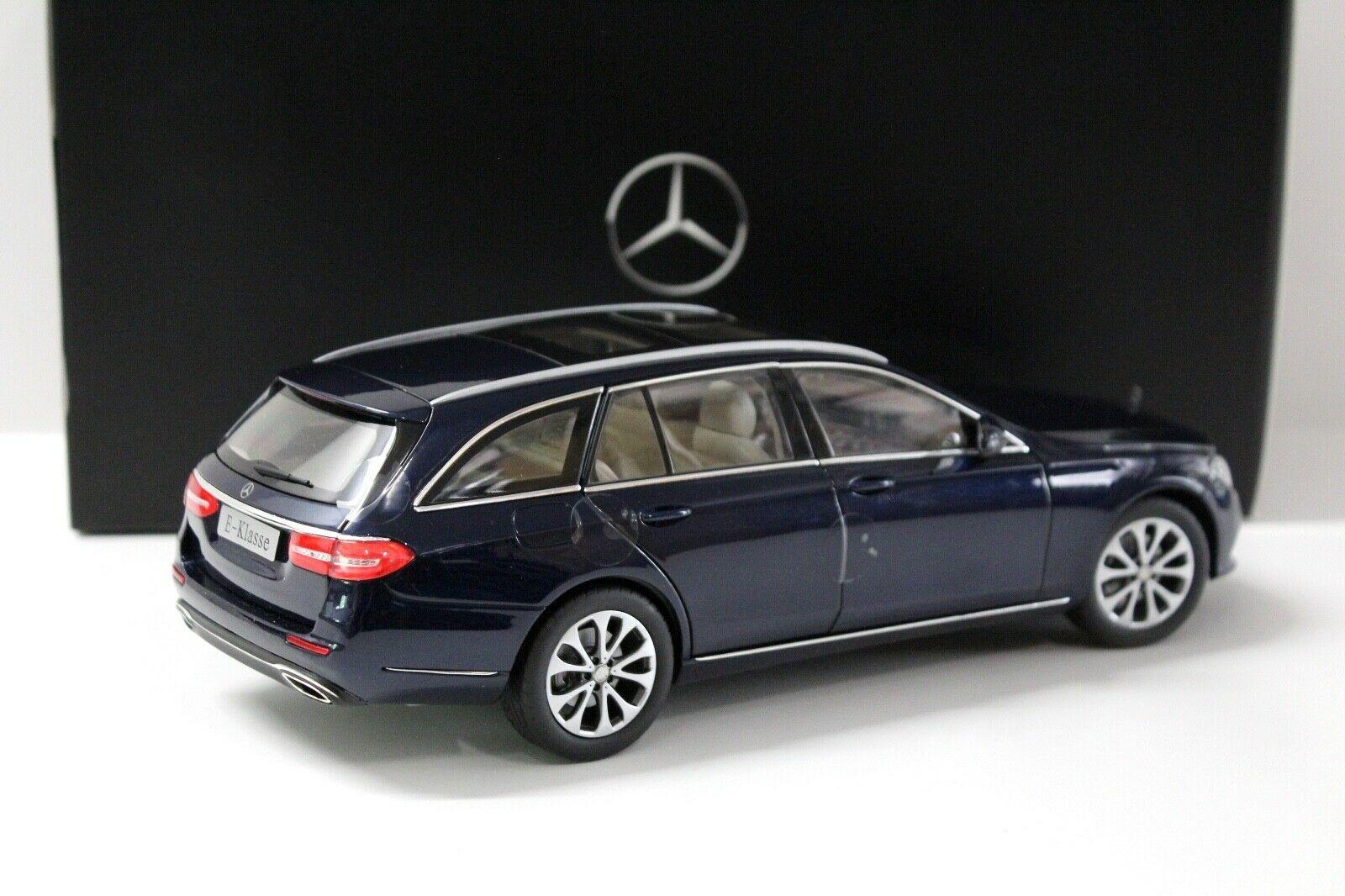1:18 iScale Mercedes E-Klasse T-Modell blue DEALER VERSION