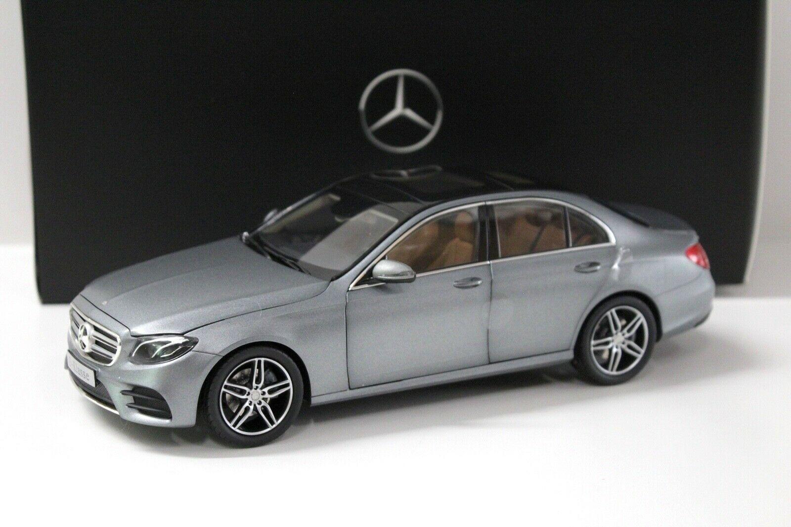 1:18 iScale Mercedes E-Klasse Limousine AMG Line grey DEALER VERSION
