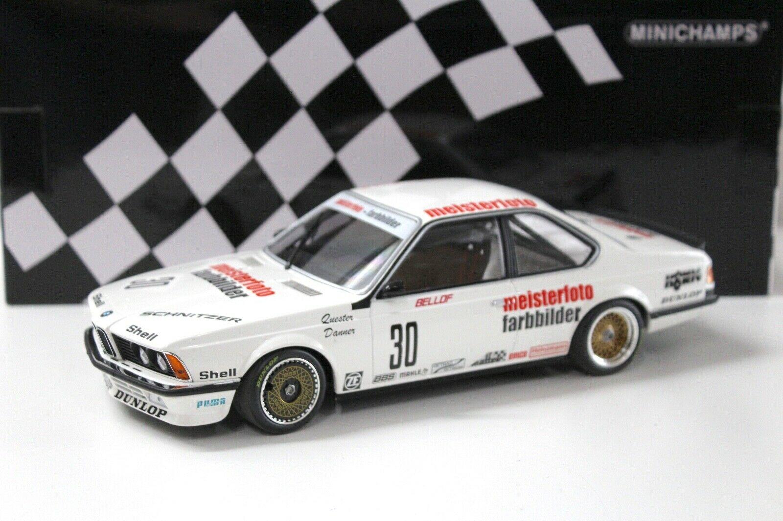 1:18 Minichamps BMW 635 CSI Schnitzer ETCC 1983 #30 white