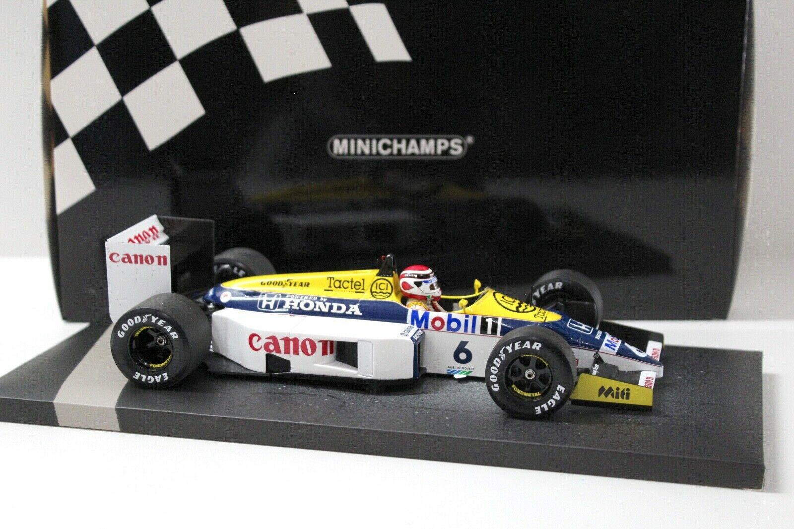 1:18 Minichamps F1 Williams Honda FW11 N.Piquet 1986