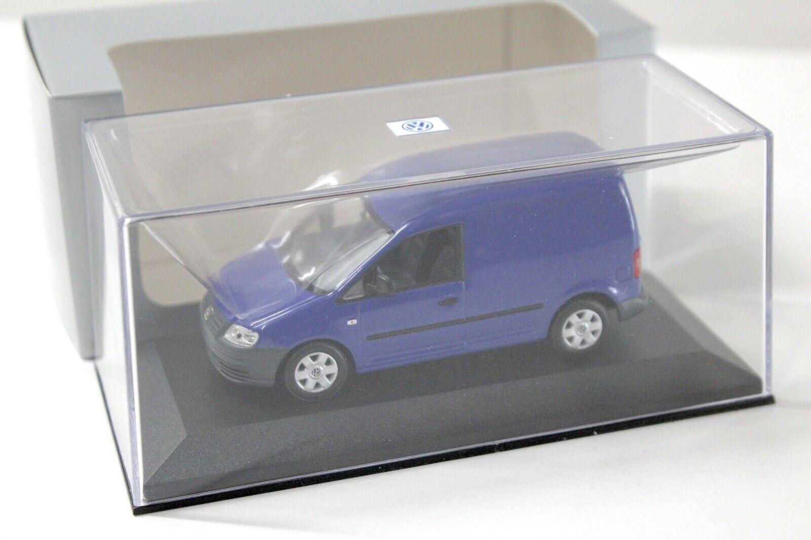 1:43 Minichamps VW Caddy 2005 blue DEALER VERSION