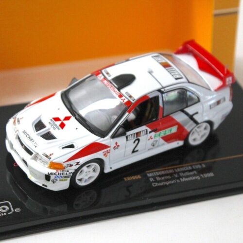 1:43 IXO Mitsubishi Lancer Evo 5 Champions Meeting 1998 white #2