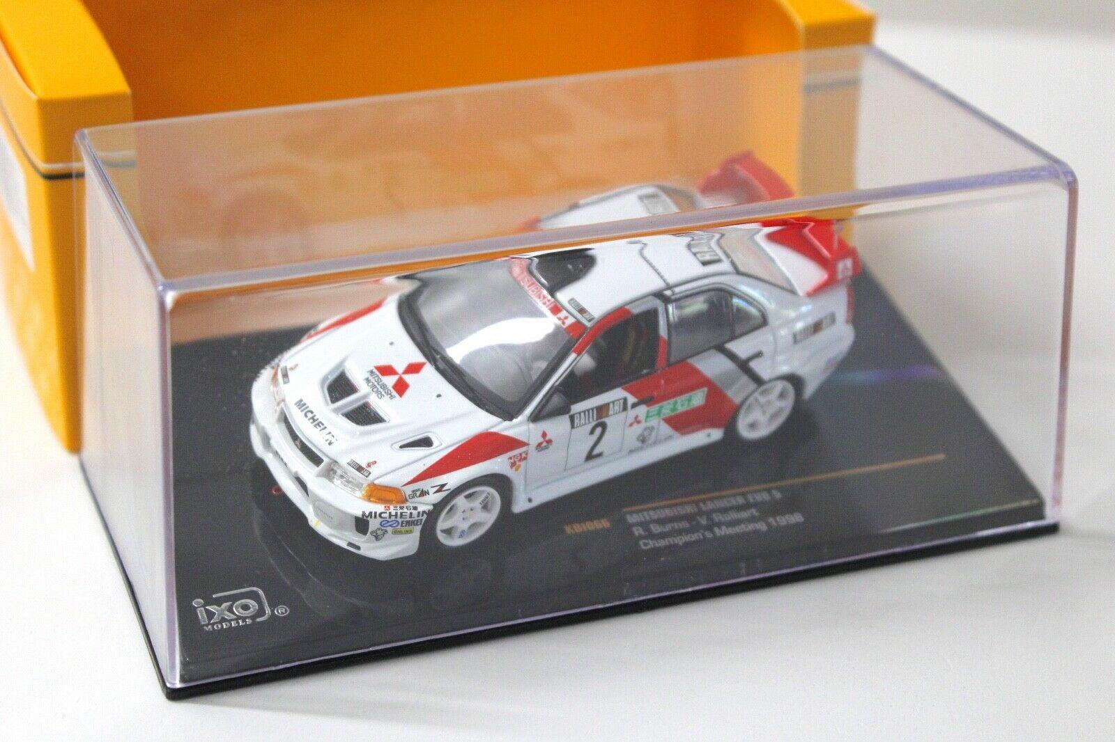 1:43 IXO Mitsubishi Lancer Evo 5 Champions Meeting 1998 white #2